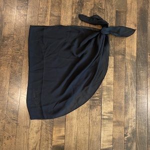 Sheer black sarong